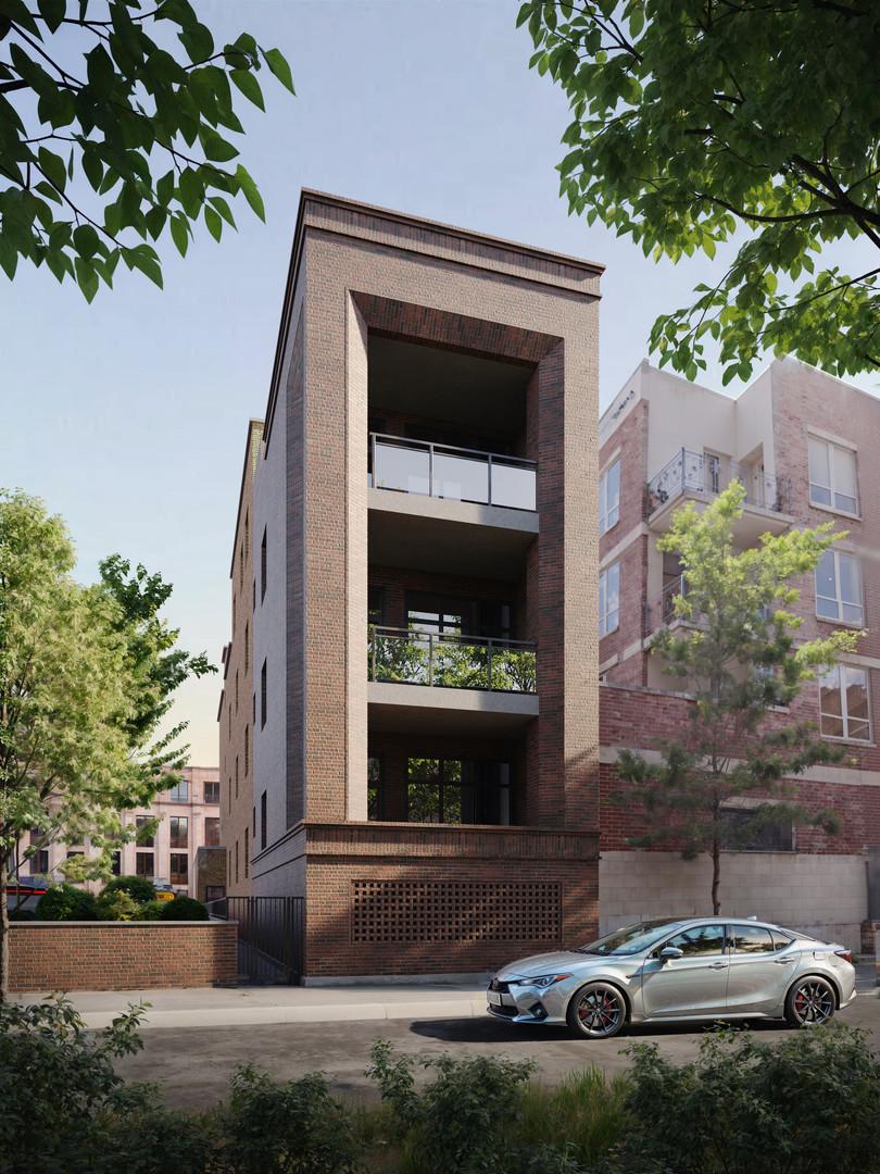 1227 W Jackson Blvd Unit 2, Chicago, IL 60607 - view of apartment building / complex