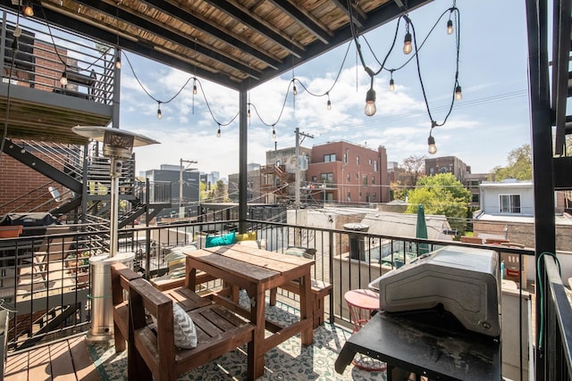 1411 W Huron St Unit 2, Chicago, IL 60642 - view of balcony
