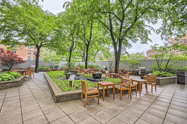 3600 N Lake Shore Dr Unit 1518, Chicago, IL 60613 - fenced backyard featuring a patio area and outdoor dining space