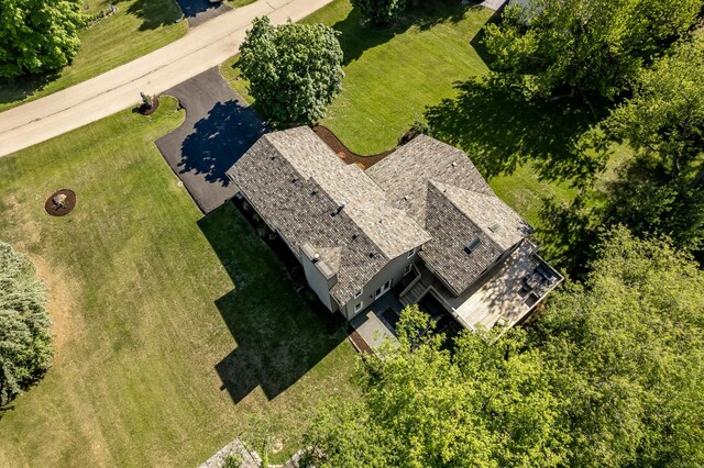 7812 Rhonda Dr, Roscoe, IL 61073 - view from above of property