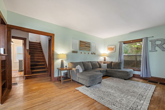 13805 Sharp Dr, Plainfield, IL 60544 - living room with light wood finished floors and stairs