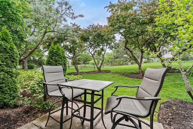 266 Sierra Pass Dr, Schaumburg, IL 60194 - view of patio / terrace featuring view of scattered trees