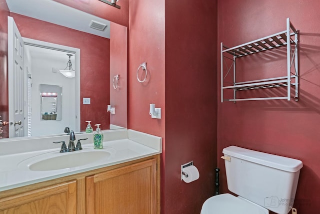 266 Sierra Pass Dr, Schaumburg, IL 60194 - half bathroom featuring toilet and vanity