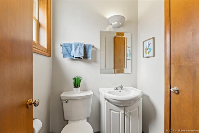 9144 S Trumbull Ave, Evergreen Park, IL 60805 - bathroom with vanity and toilet