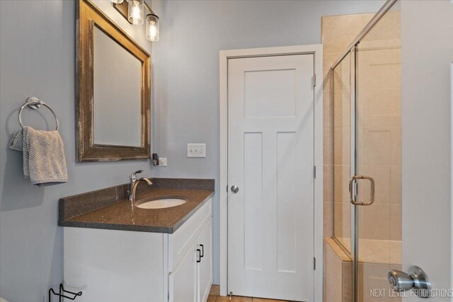 12709 Wild Rye Ct, Plainfield, IL 60585 - bathroom featuring a shower stall and vanity