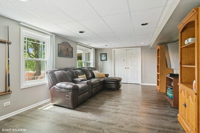 904 Warwick Ln, Lake Zurich, IL 60047 - living room featuring wood finished floors and recessed lighting