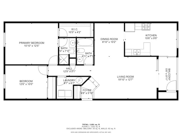913 Knottingham Dr Unit 2A, Schaumburg, IL 60193 - property floor plan