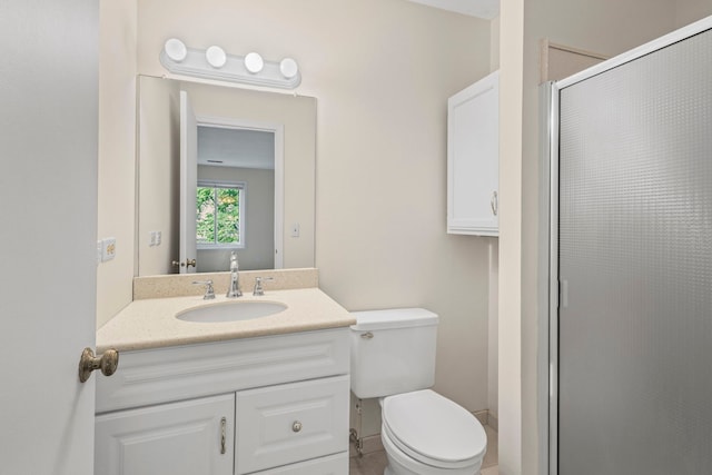 913 Knottingham Dr Unit 2A, Schaumburg, IL 60193 - full bath with a shower stall, vanity, and toilet