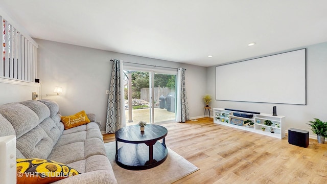 1176 Westport Rdg, Crystal Lake, IL 60014 - cinema room featuring wood finished floors, recessed lighting, and baseboards