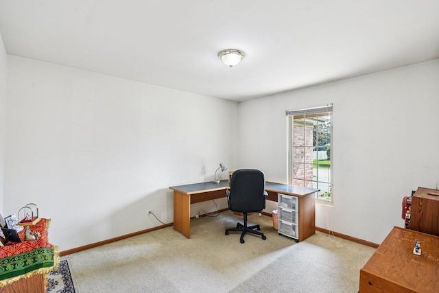 3410 Beckwith Ln, Crete, IL 60417 - carpeted home office with baseboards
