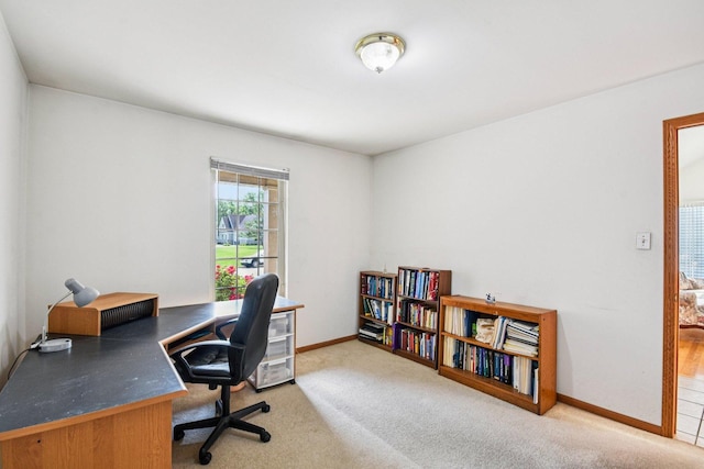 3410 Beckwith Ln, Crete, IL 60417 - carpeted office featuring baseboards