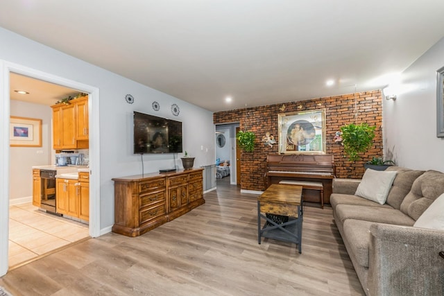 3528 Ernst St, Franklin Park, IL 60131 - living area with light wood-type flooring and recessed lighting