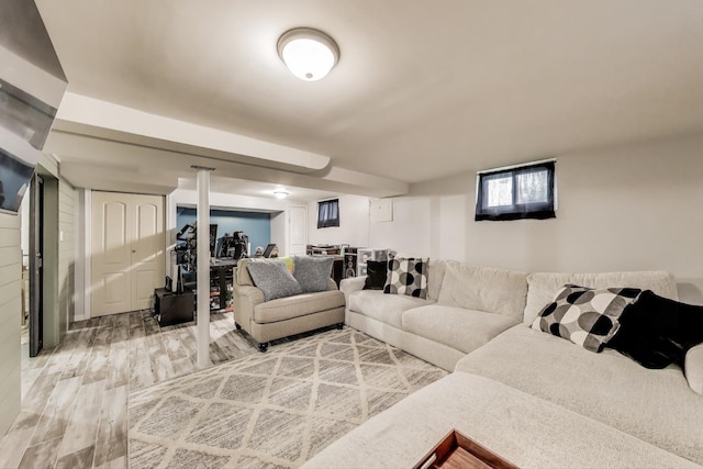 1086 E Thacker St, Des Plaines, IL 60016 - living room featuring wood finished floors