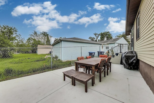 1086 E Thacker St, Des Plaines, IL 60016 - view of patio / terrace featuring outdoor dining area