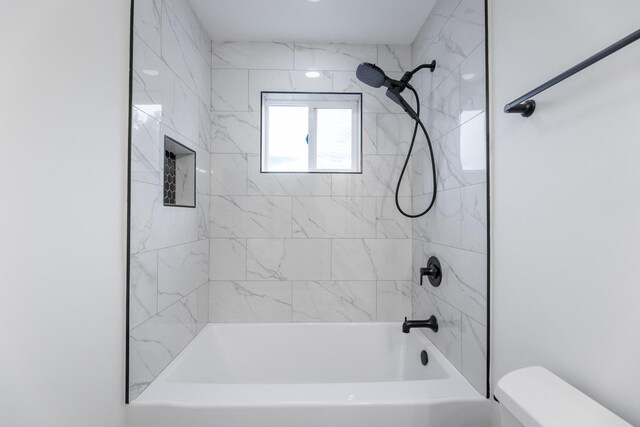 13045 Silver Fox Dr, Lemont, IL 60439 - bathroom with toilet and shower / bath combination