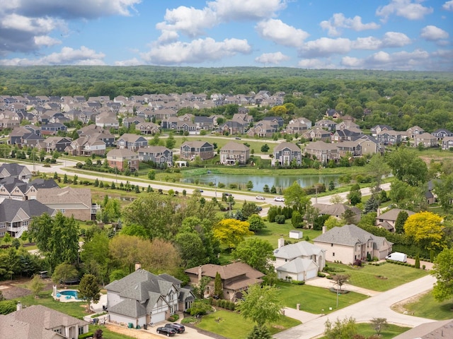 13045 Silver Fox Dr, Lemont, IL 60439 - aerial view of residential area featuring a nearby body of water