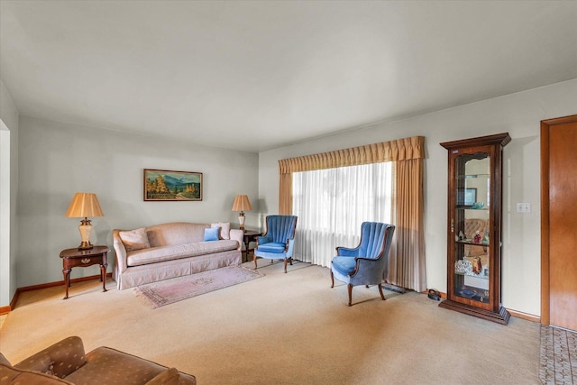 404 Maple Ln, Monticello, IL 61856 - carpeted living room with baseboards