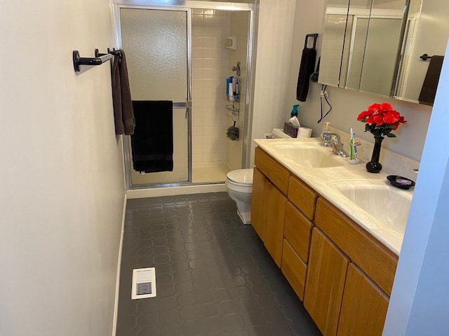 731 Viola Ct, Schaumburg, IL 60194 - full bath with a shower stall and double vanity