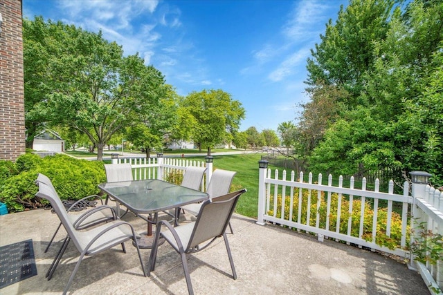 731 Viola Ct, Schaumburg, IL 60194 - view of patio featuring outdoor dining area