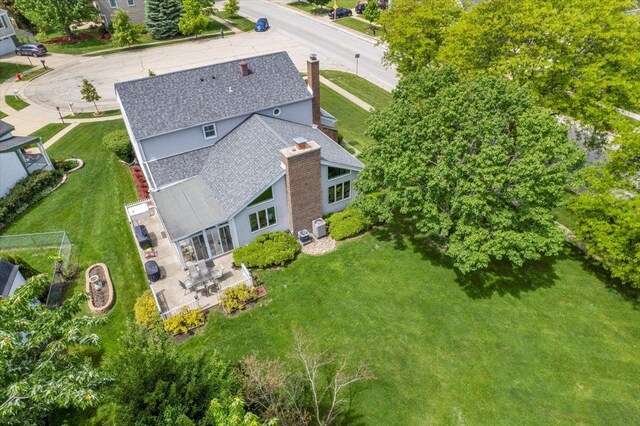 731 Viola Ct, Schaumburg, IL 60194 - aerial view of property and surrounding area