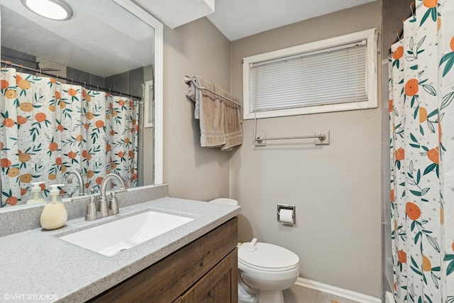 41672 N Dot Pl, Antioch, IL 60002 - full bath featuring vanity, toilet, and a shower with shower curtain