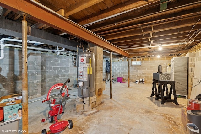 41672 N Dot Pl, Antioch, IL 60002 - unfinished below grade area with water heater