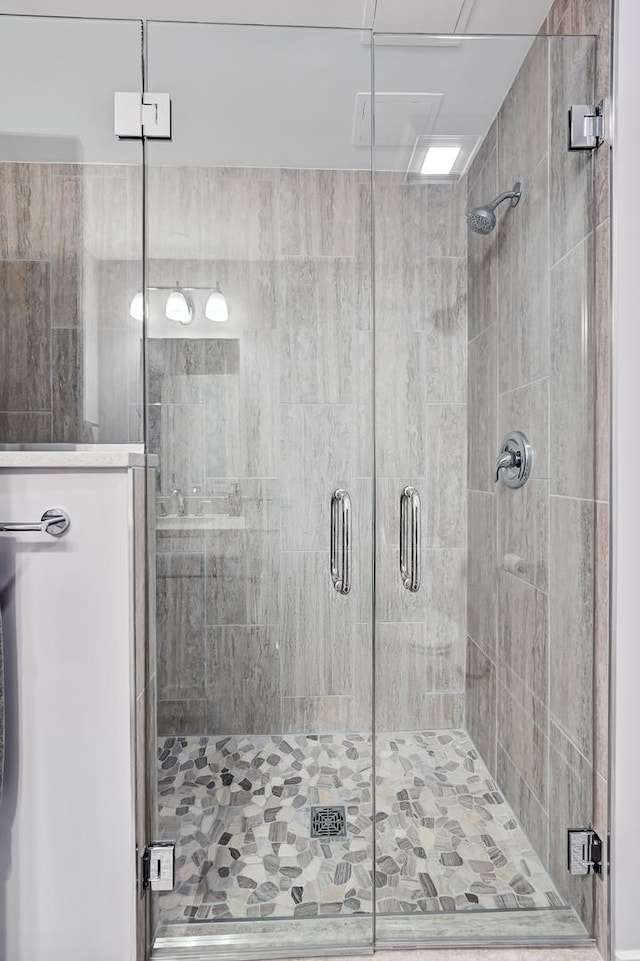 1409 Burr Oak Rd Unit 311A, Hinsdale, IL 60521 - bathroom with a stall shower