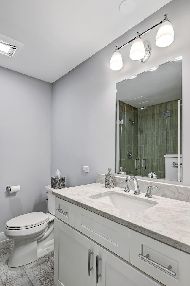 1409 Burr Oak Rd Unit 311A, Hinsdale, IL 60521 - bathroom featuring vanity and a stall shower