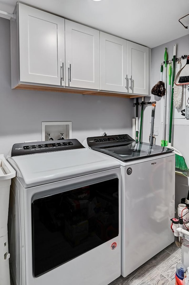 1409 Burr Oak Rd Unit 311A, Hinsdale, IL 60521 - laundry room featuring washing machine and clothes dryer and cabinet space