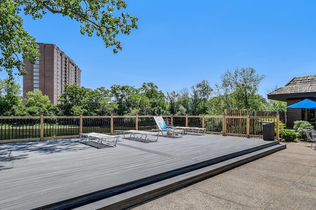 1409 Burr Oak Rd Unit 311A, Hinsdale, IL 60521 - view of deck
