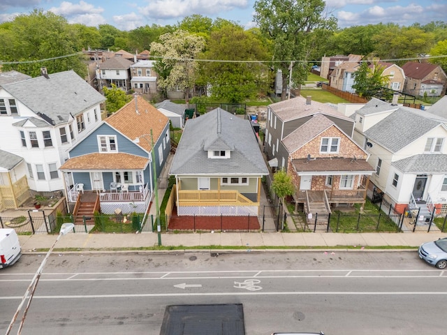 5731 S Damen Ave, Chicago, IL 60636 - aerial perspective of suburban area