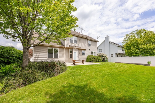 3151 Sawgrass Dr, Aurora, IL 60502 - rear view of house featuring a patio