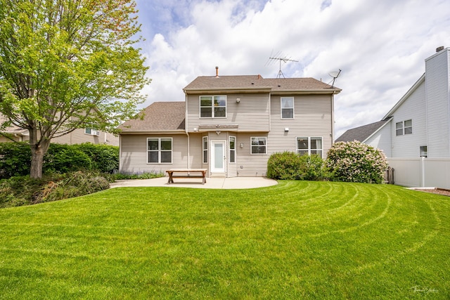 3151 Sawgrass Dr, Aurora, IL 60502 - rear view of house featuring a patio