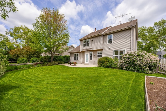 3151 Sawgrass Dr, Aurora, IL 60502 - rear view of house featuring a patio area