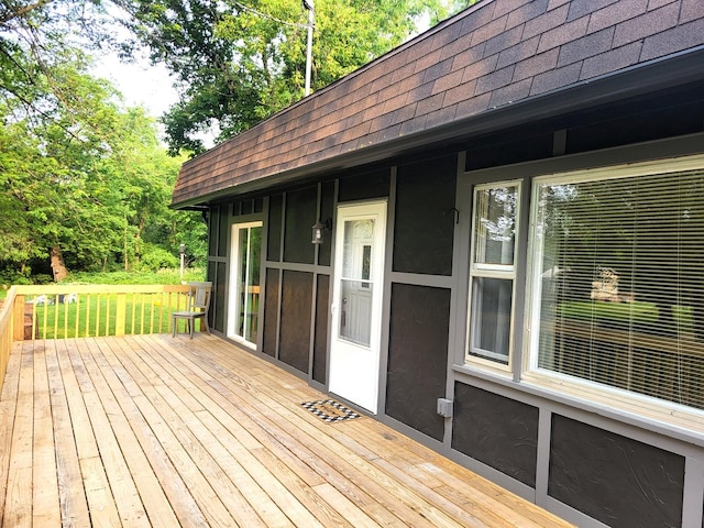 2820 S Brooks Island Rd, Oregon, IL 61061 - view of wooden terrace