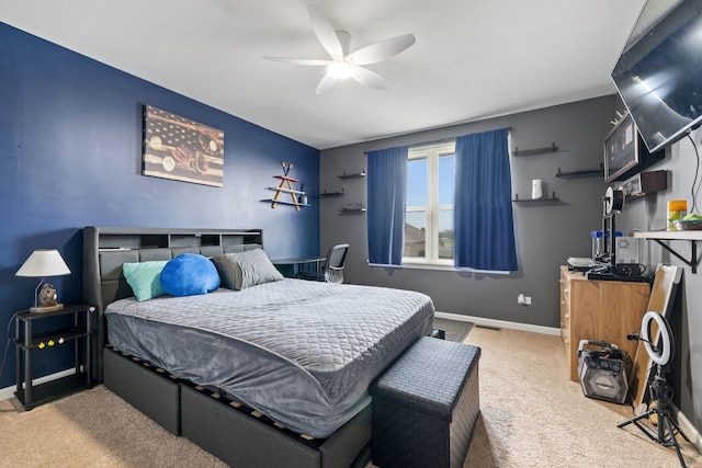 15826 Chippewa Ln, Manhattan, IL 60442 - bedroom with carpet floors and a ceiling fan