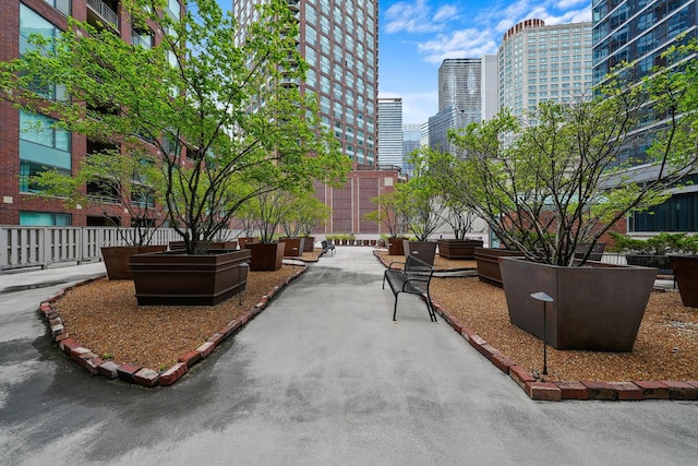 440 N Mcclurg Ct Unit 301, Chicago, IL 60611 - view of home's community featuring a city view and a patio