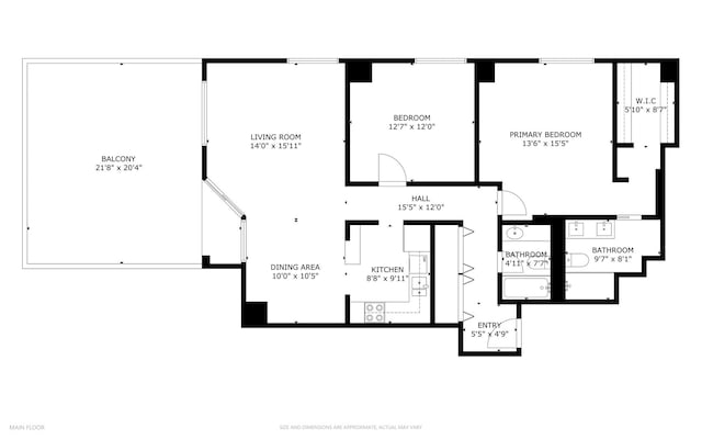 440 N Mcclurg Ct Unit 301, Chicago, IL 60611 - floor plan / room layout
