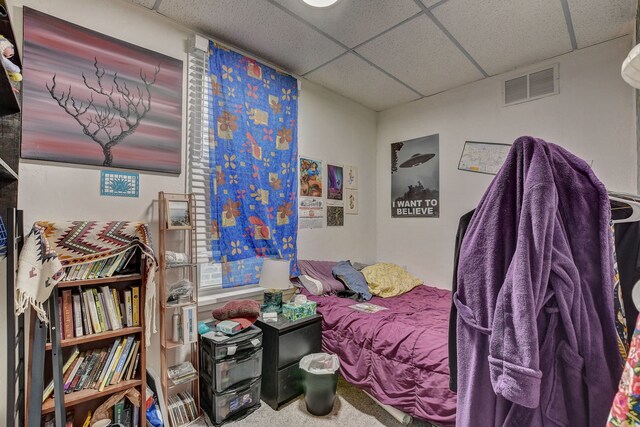 3342 S Aberdeen St, Chicago, IL 60608 - carpeted bedroom with a paneled ceiling