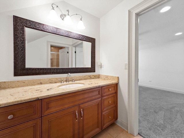 24355 S Arranmore Way, Frankfort, IL 60423 - bathroom featuring vanity and baseboards