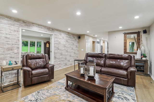 7316 Gleneagle Cir, Lakewood, IL 60014 - living area with recessed lighting and light wood finished floors