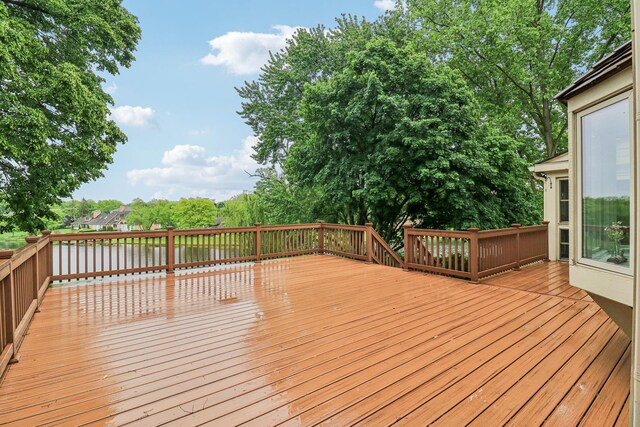 7316 Gleneagle Cir, Lakewood, IL 60014 - view of wooden deck