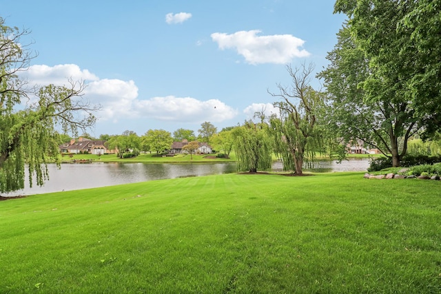 7316 Gleneagle Cir, Lakewood, IL 60014 - view of grassy yard featuring a water view