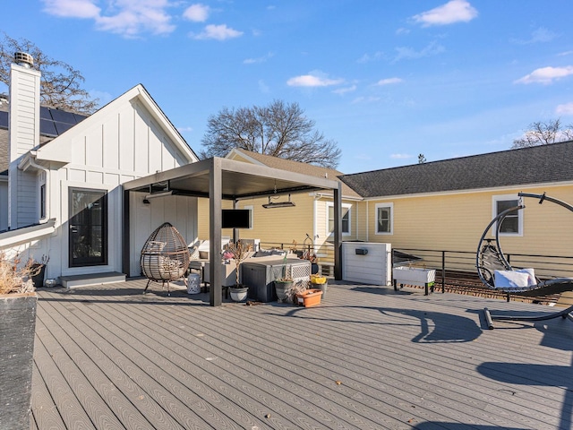 527 N Ellsworth St, Naperville, IL 60563 - view of deck