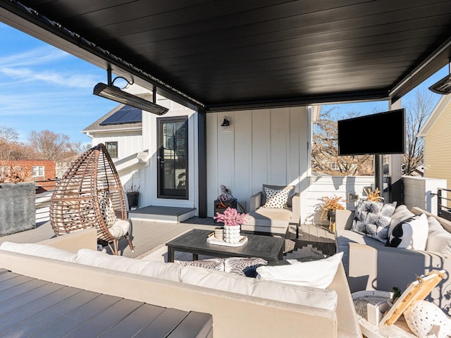 527 N Ellsworth St, Naperville, IL 60563 - deck featuring an outdoor hangout area