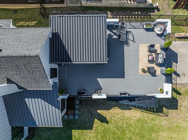 527 N Ellsworth St, Naperville, IL 60563 - view from above of property