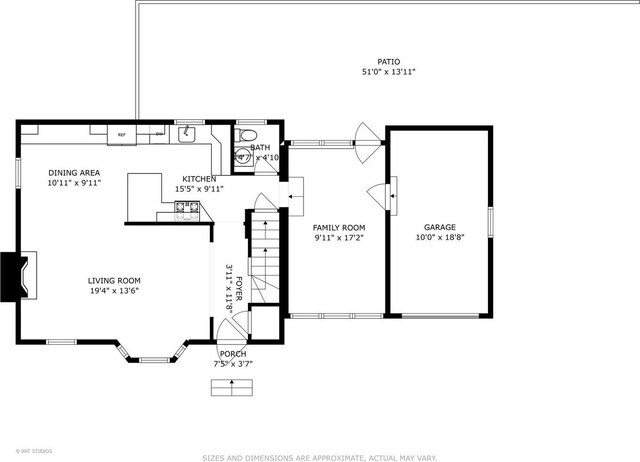 1628 W Brown St, Arlington Heights, IL 60004 - property floor plan