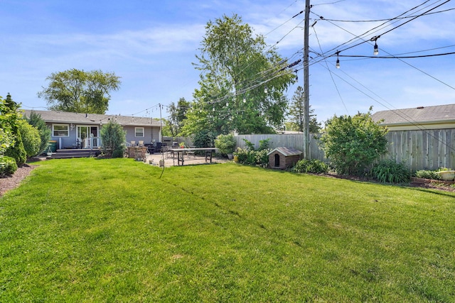127 Saint Joseph Ave, Joliet, IL 60436 - view of yard featuring a patio
