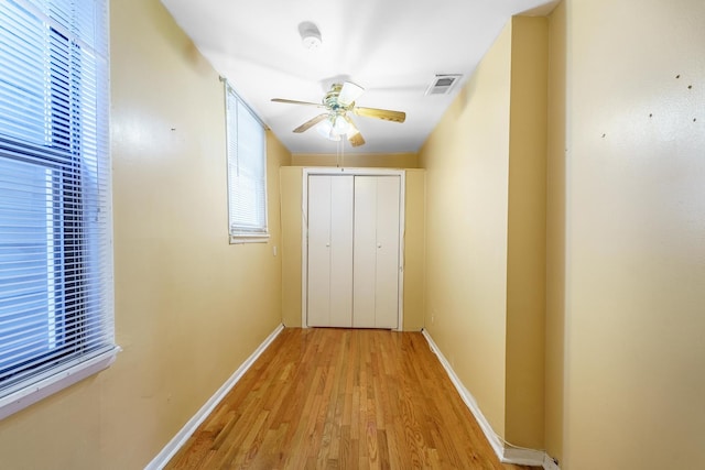 1826 N Keeler Ave, Chicago, IL 60639 - corridor with light wood-style floors and baseboards