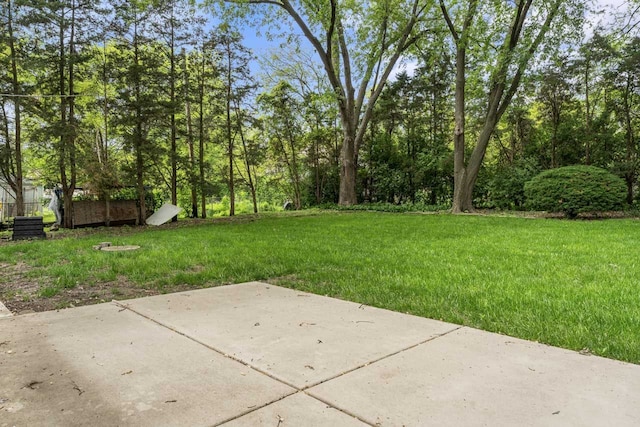 132 Pratt Blvd, Roselle, IL 60172 - view of grassy yard with a patio area